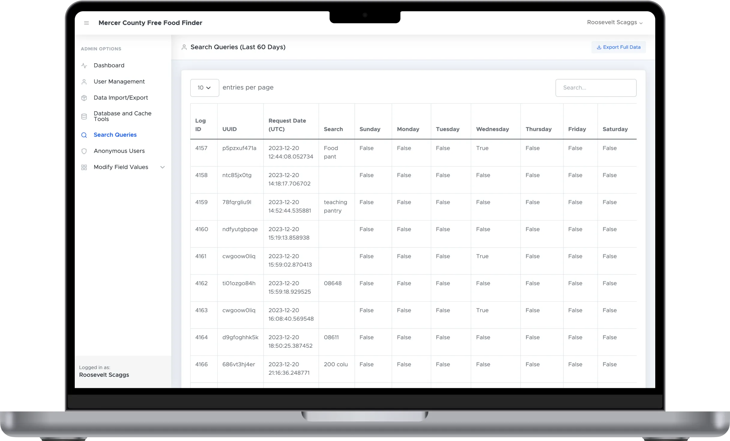 Mainframe's Magic Schedule Builder on the homepage