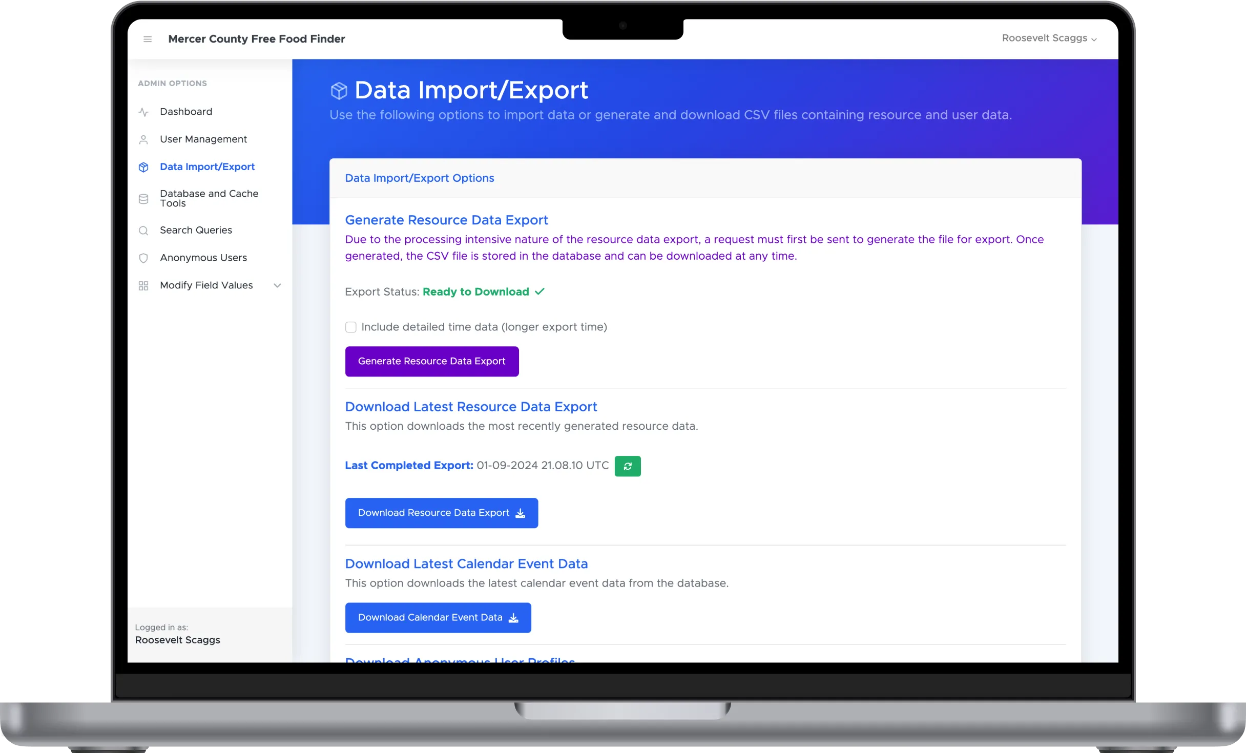 Mainframe's Magic Schedule Builder on the homepage