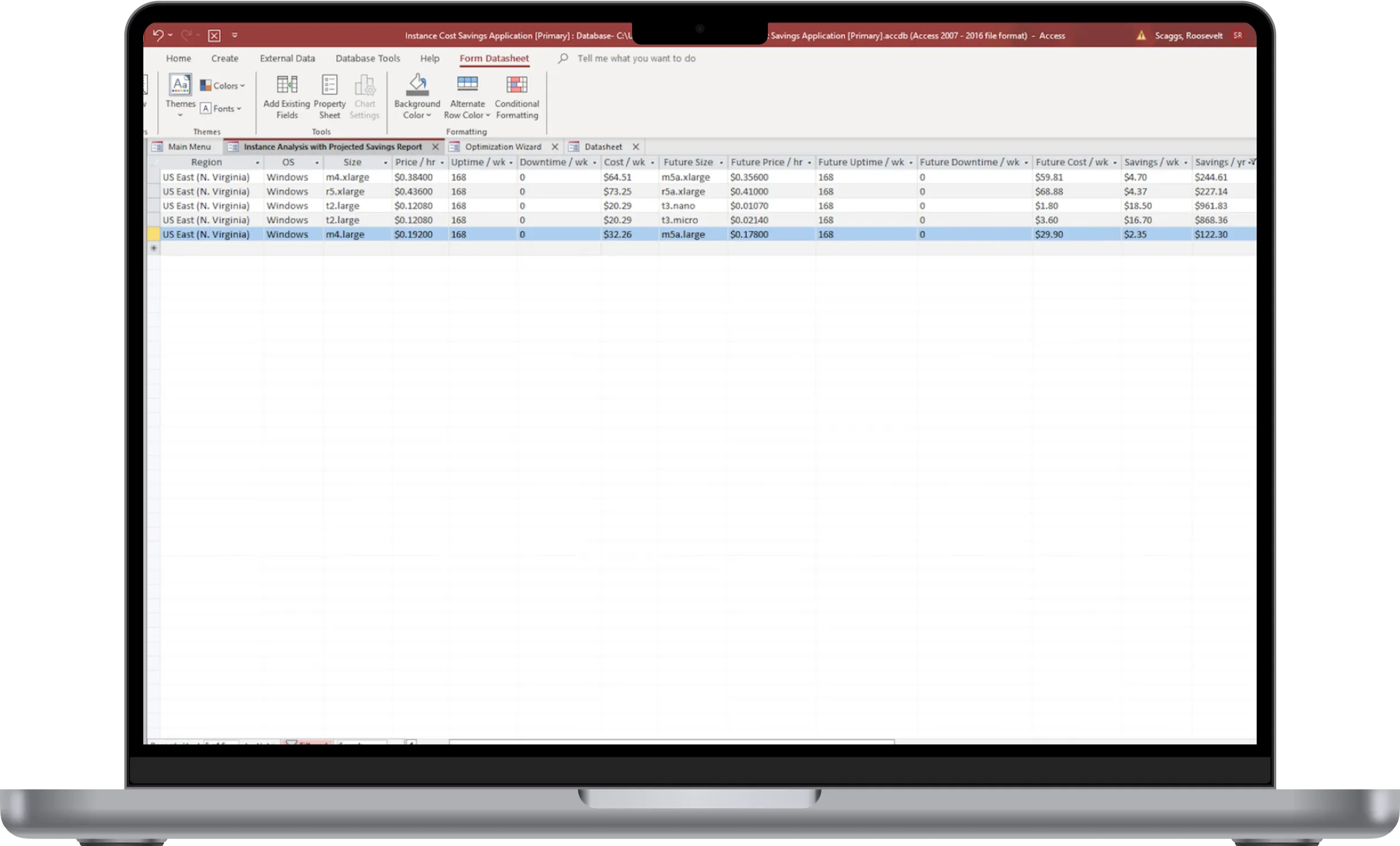 Mainframe's Magic Schedule Builder on the homepage