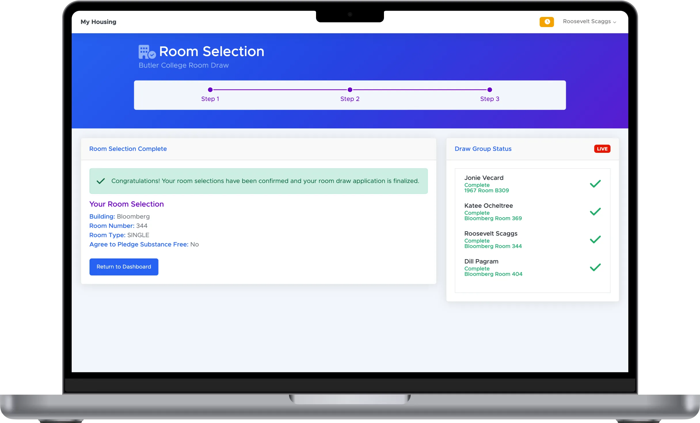 Mainframe's Magic Schedule Builder on the homepage