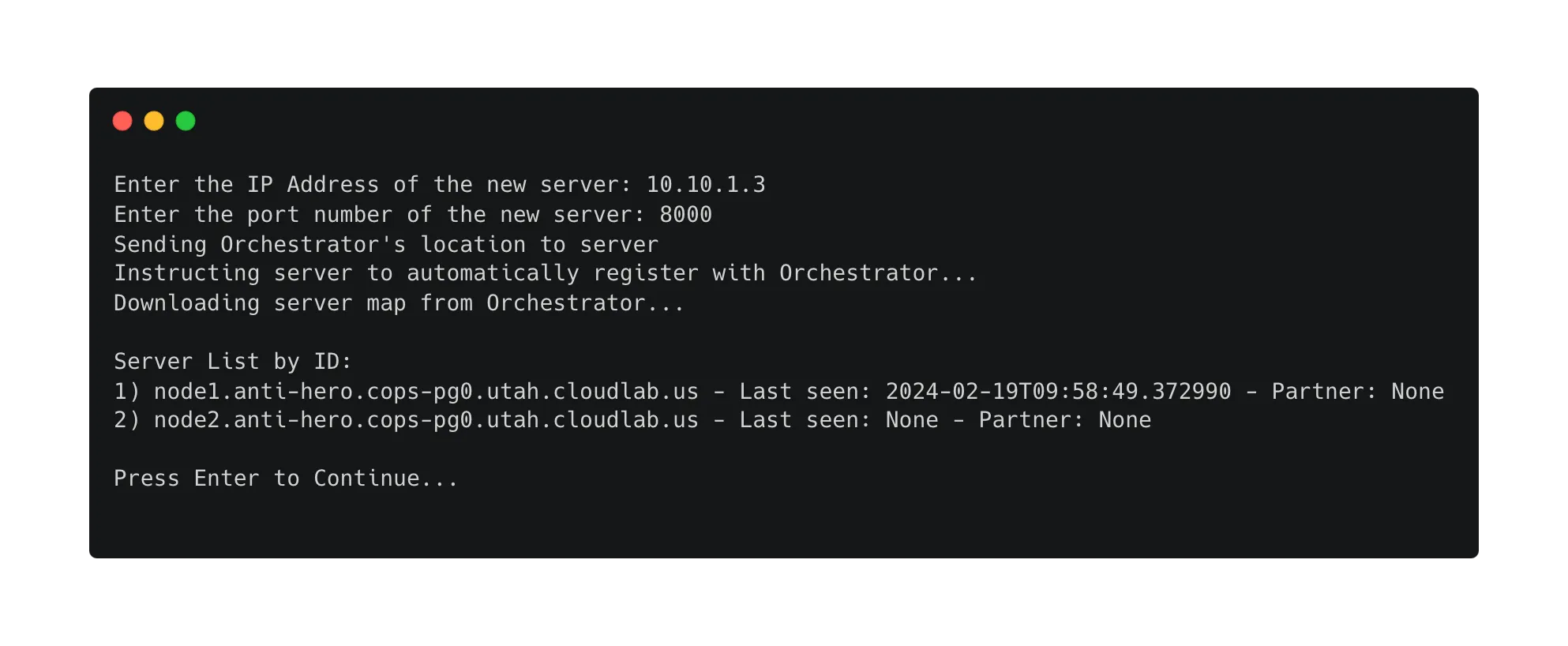 Mainframe's Magic Schedule Builder on the homepage