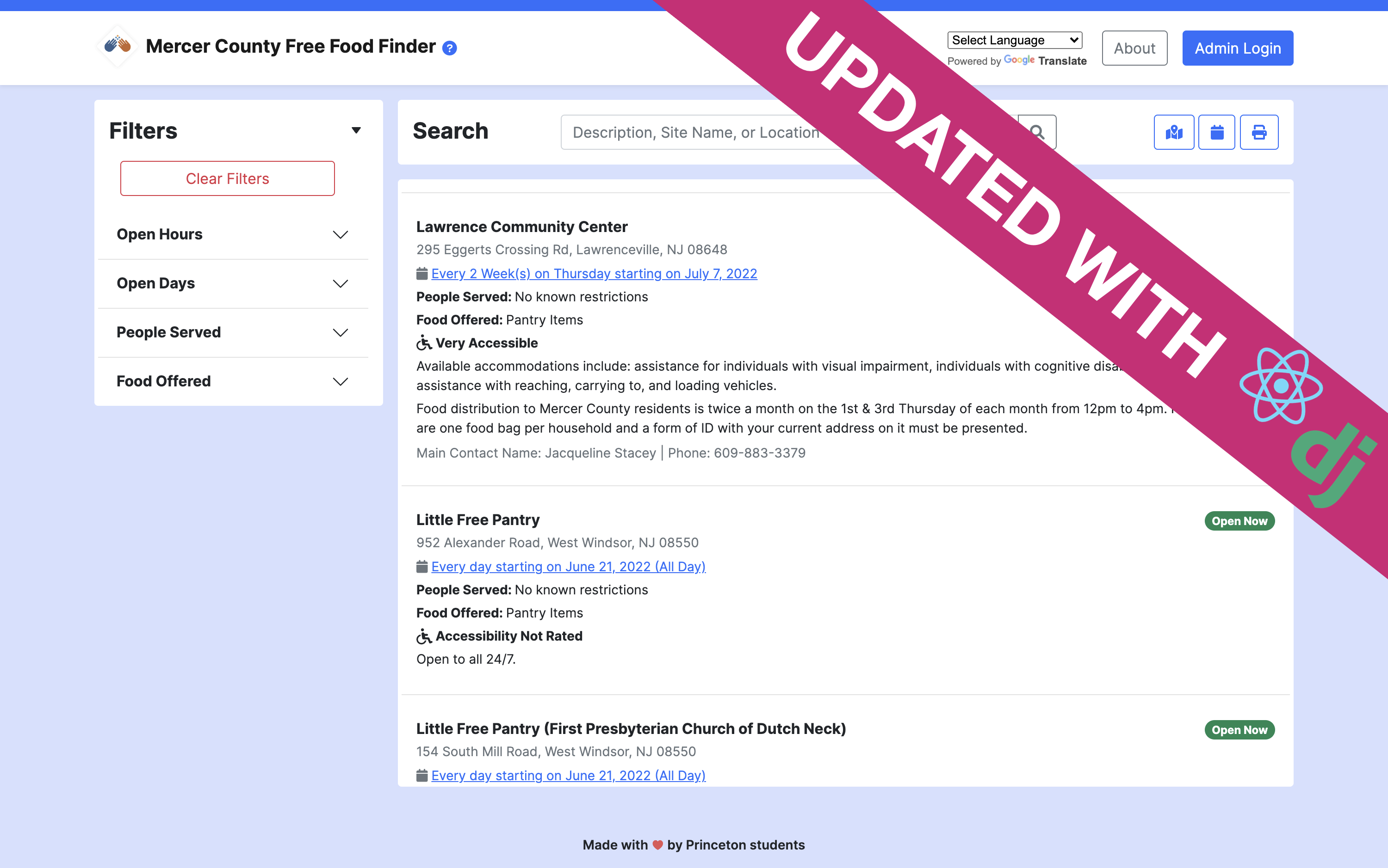 React Food Finder